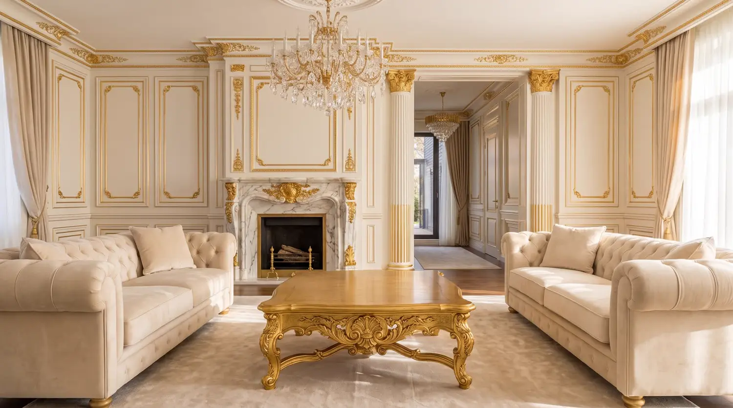 Neoclassic interior render
