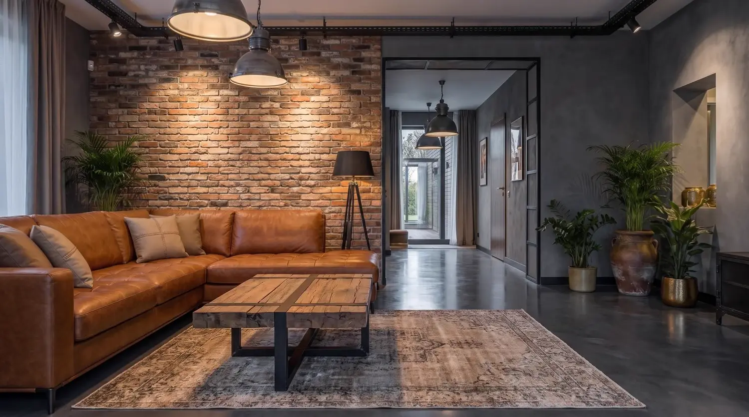 Industrial interior render